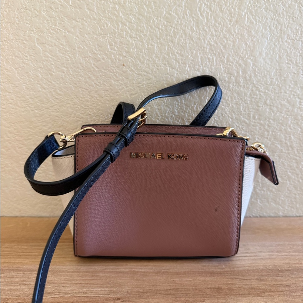 Michael Kors Two-Tone Crossbody